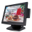 Монитор ШТРИХ-Touch135 (B19) 15" cенсорный (Resistive touch - USB), считыватель магнитных карт MSR предустановлен, черный
